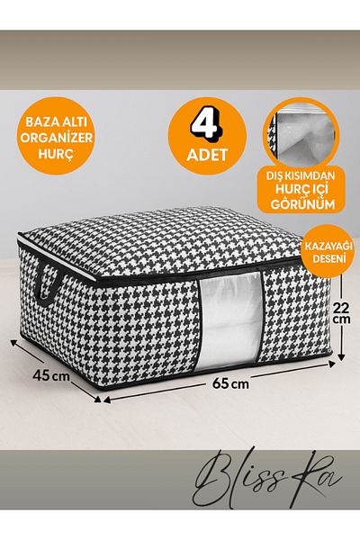 Blissra 4-Piece Hurç, Underfoot Hurç Set, Large Size Hurç, Dowry Hurç