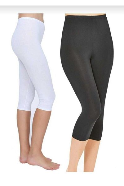 Tutku Elit 2102 Μικτό χρώμα Modal Elastane Capri κολάν 10 τεμαχίων