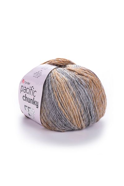 Yarnart Pacific Chunky - Μαρμάρινο Χέρι Πλεκτό Νήμα Ebruli-311