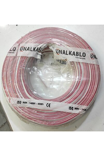 Ünal 100 Mt Kablo 2*075 Kordon Kablo Bakır