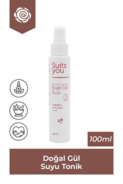 Suits you Gül Suyu %100 Doğal Cilt Bakım Toniği 100 ml
