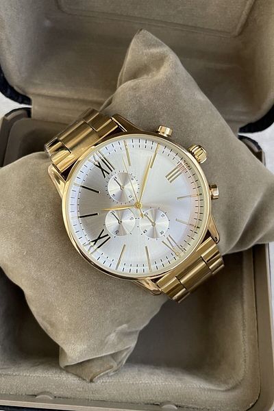 Leerybee Special Boxed Gold Color Premium Unisex Wristwatch