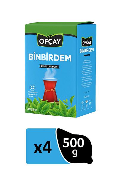 Ofçay Binbirdem Black Bulk Tea 500 Gr X 4 Pieces