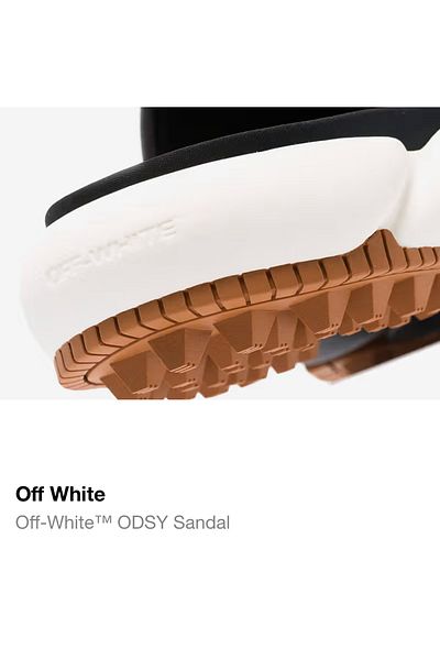 OFF WHITE Odsy Thick Sole Men's Slippers