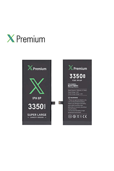 X PREMİUM İphone 8 Plus Yüksek Kapasiteli Batarya Pil 3350 Mah Xpremium