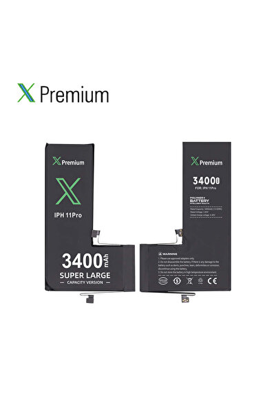 X PREMİUM İphone 11 Pro Yüksek Kapasiteli Batarya Pil 3400 Mah Xpremium