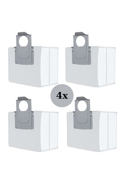 KGPart كيس غبار المكنسة الكهربائية الروبوتية Roborock Q5 Plus 4 قطع