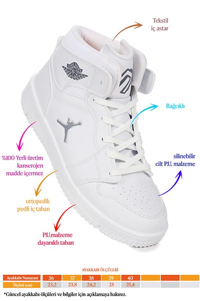 WOGGO Αθλητικά παπούτσια για νεαρά κορίτσια Haykat Lace-Up