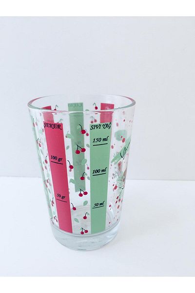 LAV Solid and Liquid 6 Scale Measuring Cup Red&Green// 205 Cc