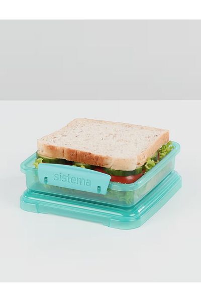 Sistema Freezer Safe BPA-Free Stackable Sandwich Box