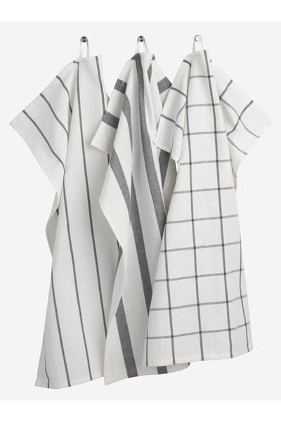 celhome Kitchen Towel 50x70 cm – 100% Cotton, Gray