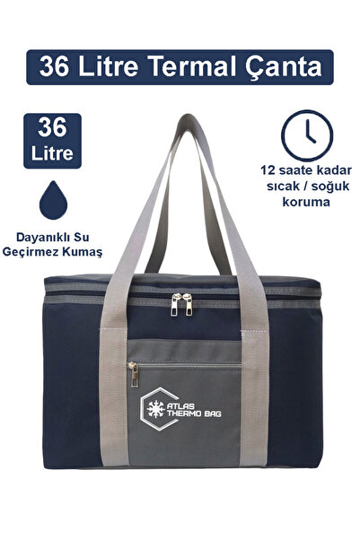 Wallery Bags 36 لترًا معزولًا حراريًا بسحاب للتخييم والنزهات، حقيبة حرارية با...