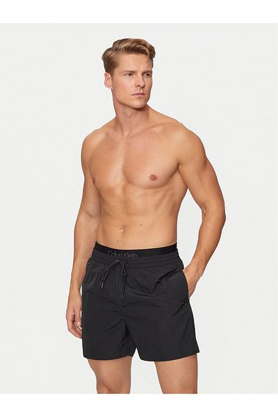 Calvin Klein Men Black Swim Trunk