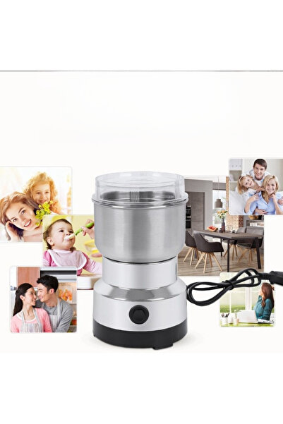 Generic Household Portable Small Coffee Grinder Stainless Steel Automatic Mini Electric Nuts Dry Spice Burr
