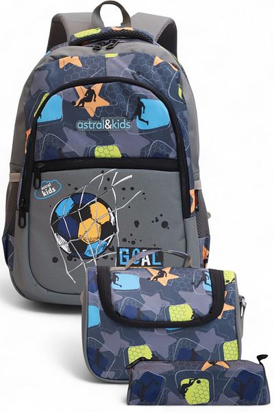 Kidessa 1308 Unisex Primary School Bag with Anatomical Back Structure