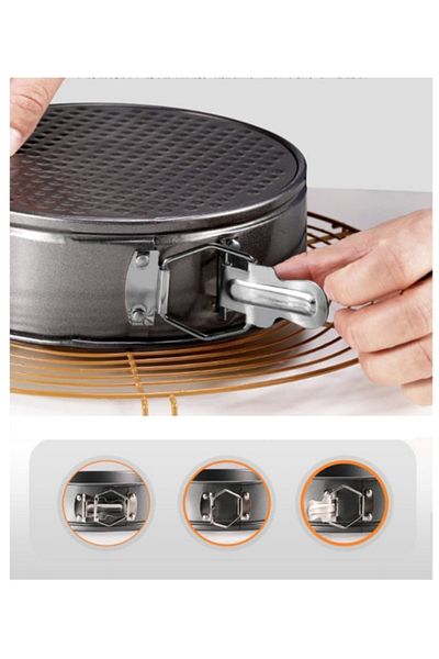 celhome Set of 3 Baking Trays with Removable Base and Non-Stick Coating
