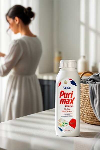 Silva Purimax Oksi Jel Leke Çıkarıcı 1000 ml | Oksijen Gücüyle Derinlemesine Beyazlatma