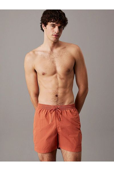 Calvin Klein Men Orange Swim Trunk