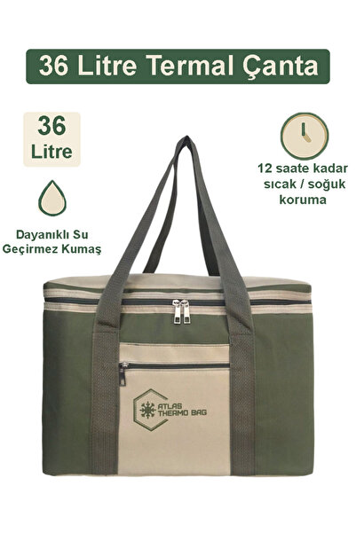 Wallery Bags 36 Litre Isı Yalıtımlı Fermuarlı Kamp Piknik Termos Sıcak Soğuk ...