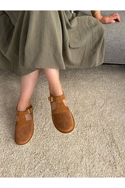 POTEEN Ptc Tokyo Kadın Hakiki Deri Hafif Anatomik Tokalı Detaylı-Sandalet