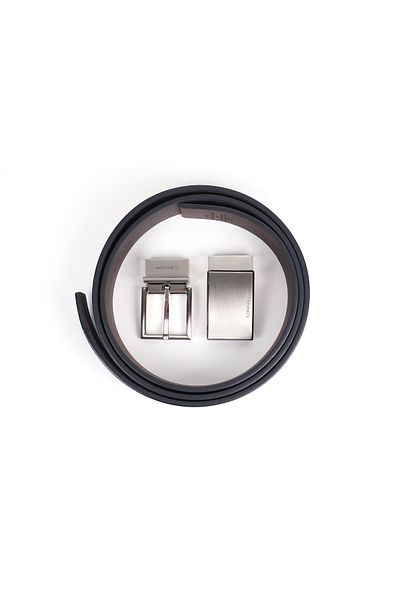 Calvin Klein Men's 4 in 1 Belt 11Ck 020019 -Black-Brn