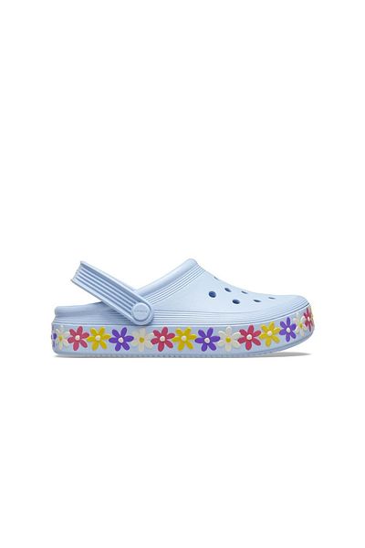 Crocs 209061 -4NS off court daisy clog k blue calcite sandale pentru copii