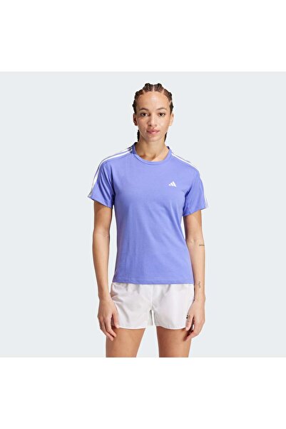 adidas Γυναικείο Κοντομάνικο Μπλουζάκι  "Own the Run " με 3 Ρίγες, Μέγεθος M