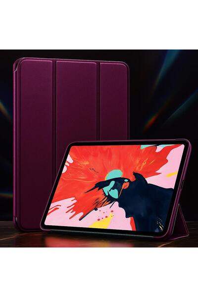 halkhouse Huawei MatePad 11.5 2023 Smart Cover Standlı Katlanabilir Nubuk Kılıf