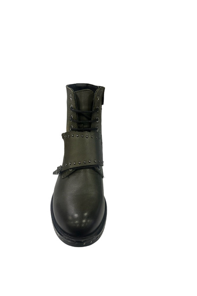 venüs ayakkabı Venus 1852507 22 Γυναικείες Μπότες από Γνήσιο Δερμάτινο πράσινο