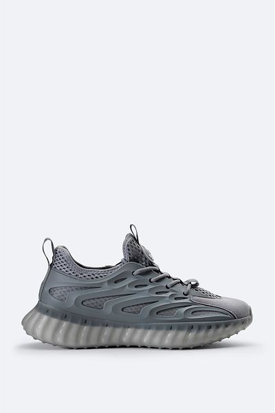 Avva Ανδρικά παπούτσια sneaker με γκρι ευέλικτη σόλα A41y8023