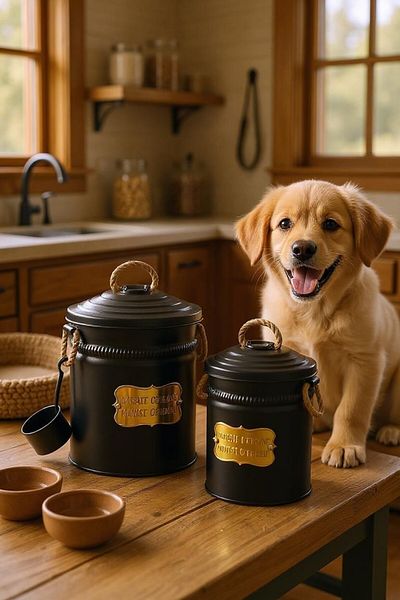 Milenay Gold Detailed Laundry and Dishwashing Detergent Storage Bucket Set – Put Elegance and Layout in One!