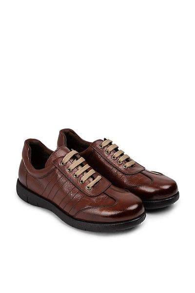 Deery Genuine Leather Copper Color Men's Casual Shoes