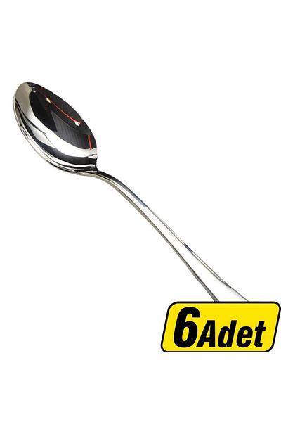 BuMeria 6 Pieces Luxury Spoon Stainless Steel Spoon, Tablespoon