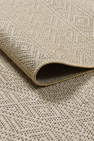 vinosahome Hasır Bej Kahve Jüt Dokuma Ince Halı Sisal Salon Mutfak Oturma Oda...