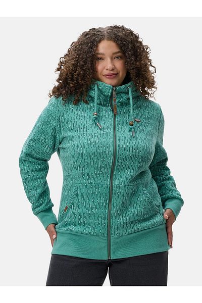 Ragwear Sweatjacke Neska Print Zip Plus