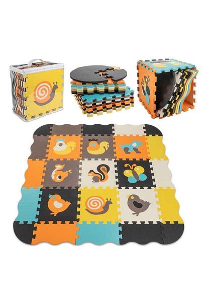 OEM Educational Puzzle Play Mat, Non-Slip, Absorbs Falls, 114 X 114 X 1 Cm