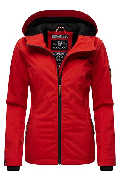 Marikoo Übergangsjacke Brombeere