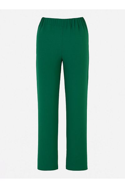 ALİA Plus Size Snap Detailed Pocket Tunic&Pants Double Aerobin Set - Emerald Green - Alia