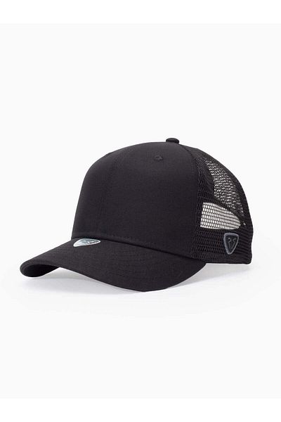 Rust&Rich Women Men Black Baseball Cap Curved Visor Timeless Collection Casual