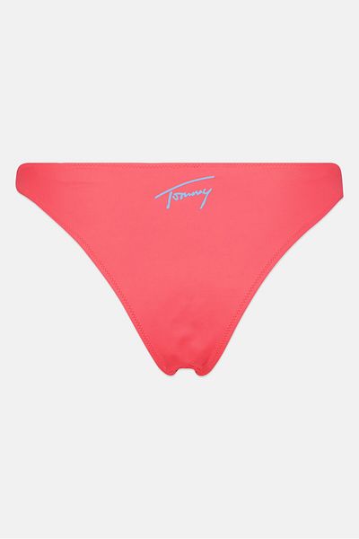 Tommy Jeans Women Solid Pull On Bikini Bottom, Pink