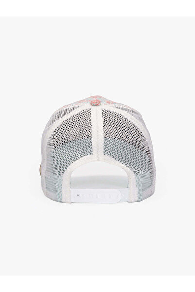 RustandRich Γυναικεία Ανδρικά Λευκά Καπέλα Trucker Συλλογή City's Santa Monica