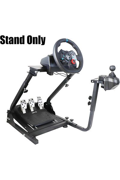 FlashHawk Foldable Racing Steering Wheel Stand for Logitech G25/G27/G29/G920/AG204 and Thrustmaster