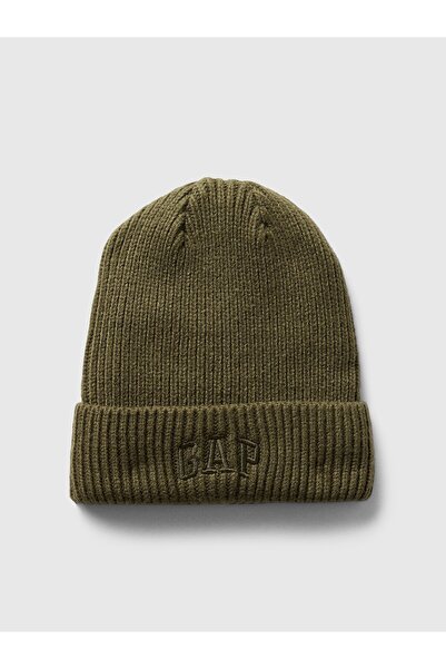 GAP Kadın Haki Gap Logo Bere