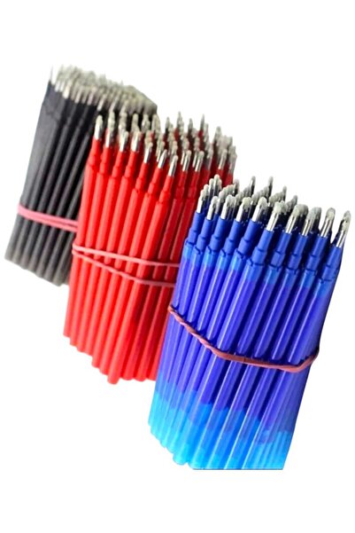 Flying Uçan Kalem 1 Paket 100 Adet Kalem 34 Adet Mavi 33 Adet Kırmızı 33 Adet Siyah 2.50 ml Refil