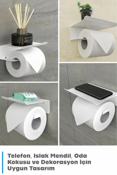 3art Metal Клейка туалетна паперова коробка - Декоративна вішалка для ванної кімнати Серветниця