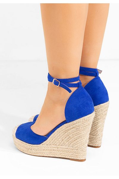B T Shoes Sandale Cu Platforma Saniza V3 Albastre