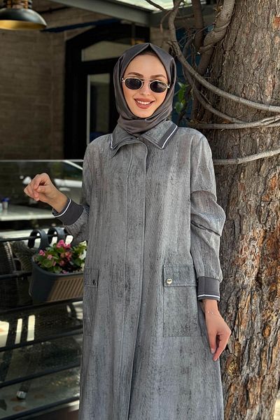 FUAT GÜRSEN Fuat Gürşen Long Zippered Pocket Wrinkling Cap