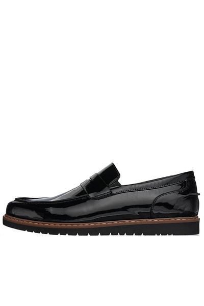 İriadam Ayl1112 Black Patent Leather Thermo Base in Numbers 45,46,47,48,49,50 4 Seasons Large Size Top Quality Erke
