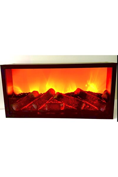 Esha Home Dekoratif Elektrikli Yapay Şömine. Kumandalı, + Bluetooth müzik din...