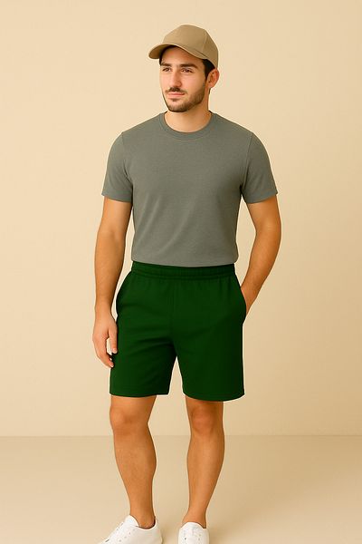 UOMOPARK 8024 Model Premium Summer Print Detaliat Pantaloni scurți